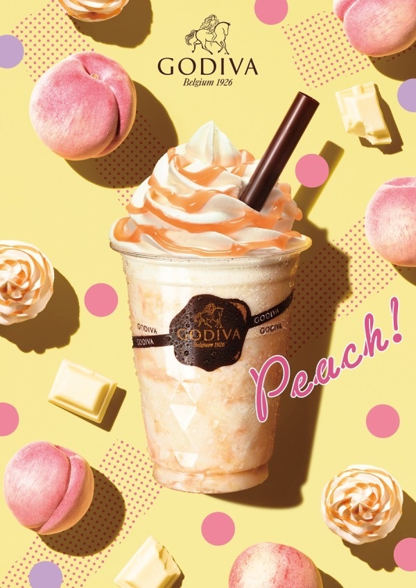 ゴディバのショコリキサーに限定「ショコリキサー ホワイトチョコレート ピーチ」登場コピー