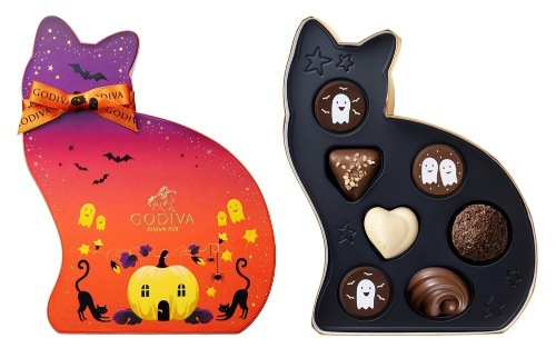 ゴディバの限定チョコ、ハローキティコラボ&ハロウィンに向けたグラデーション猫形ボックスコピー ゴディバの限定チョコ、ハローキティコラボ&ハロウィンに向けたグラデーション猫形ボックスコピー