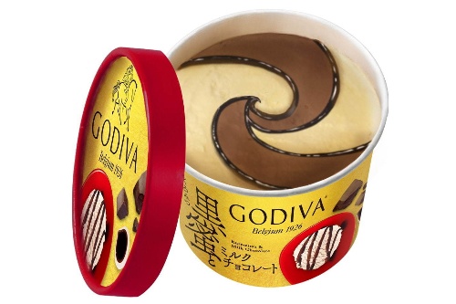ゴディバ新作カップアイス「黒蜜とミルクチョコレート」登場