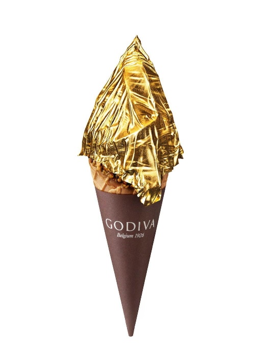 ゴディバ“金箔”を飾ったチョコレートドリンク「ショコリキサー GOLDEN」金箔ソフトクリームもコピー