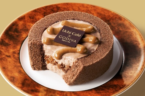 ローソン、ゴディバ監修スイーツ新作にキャラメルショコラロールケーキ＆テリーヌショコラ
