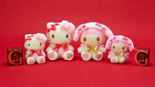 ゴディバ×サンリオのバレンタイン、ハローキティ&マイメロディのぬいぐるみとチョコレートがセットにコピー ゴディバ×サンリオのバレンタイン、ハローキティ&マイメロディのぬいぐるみとチョコレートがセットにコピー