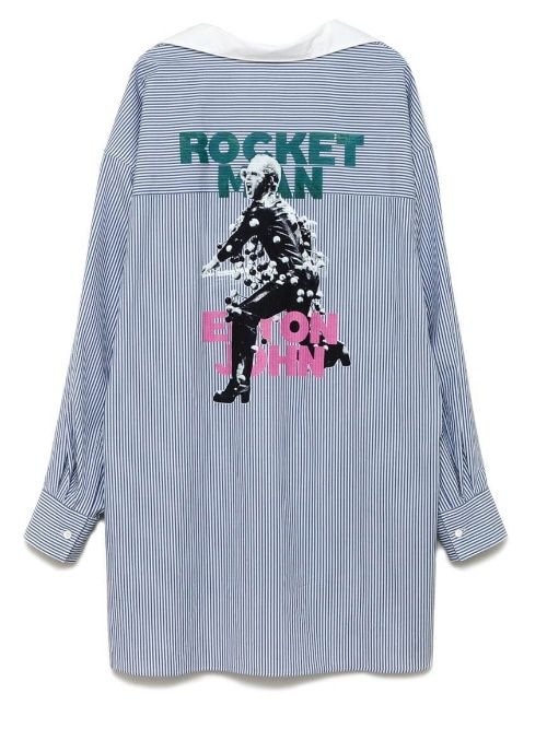 フレイ アイディー「エルトン・ジョン」のグラフィックTシャツ、映画『ロケットマン』公開記念コピー
