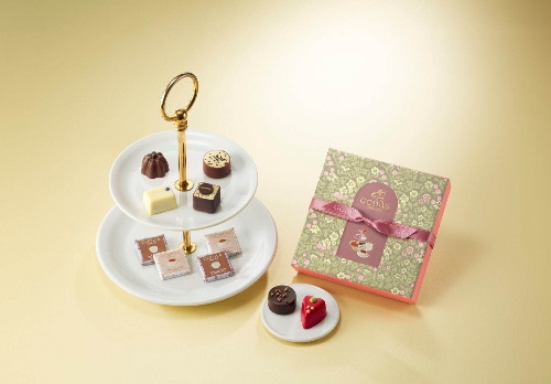 ゴディバのホワイトデー限定チョコレート、“ティータイム”をイメージした限定ショコラコピー ゴディバのホワイトデー限定チョコレート、“ティータイム”をイメージした限定ショコラコピー