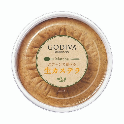 ゴディバ“とろとろ食感”の「スプーンで食べる生カステラ」に抹茶フレーバー、ほろ苦い大人の風味コピー