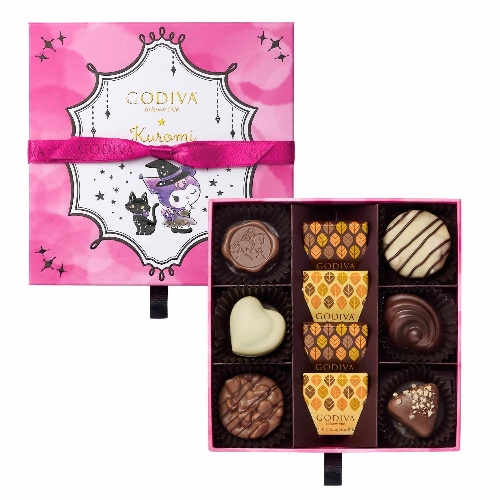 ゴディバ、“サンリオのクロミが蓋から飛び出す”ハロウィン限定チョコレートボックス発売コピー ゴディバ、“サンリオのクロミが蓋から飛び出す”ハロウィン限定チョコレートボックス発売コピー