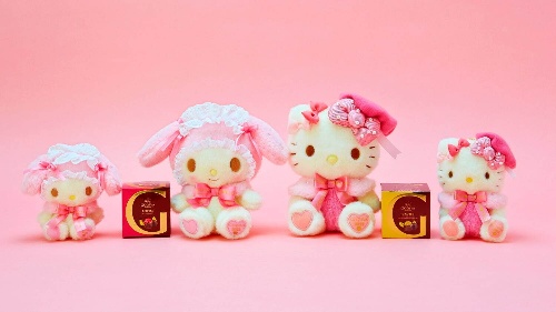 ゴディバ×サンリオ22年バレンタインギフト、ハローキティ&マイメロディぬいぐるみとチョコのセットコピー ゴディバ×サンリオ22年バレンタインギフト、ハローキティ&マイメロディぬいぐるみとチョコのセットコピー