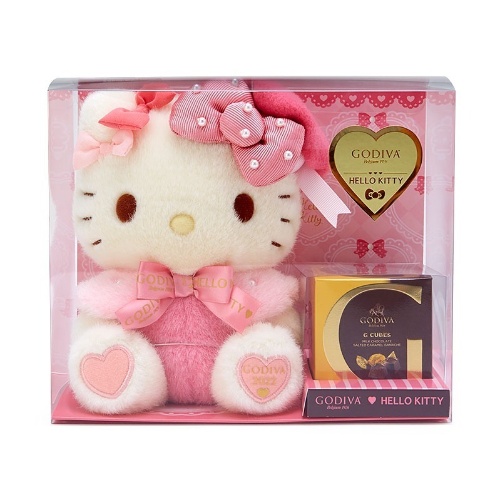 ゴディバ×サンリオ22年バレンタインギフト、ハローキティ&マイメロディぬいぐるみとチョコのセットコピー ゴディバ×サンリオ22年バレンタインギフト、ハローキティ&マイメロディぬいぐるみとチョコのセットコピー