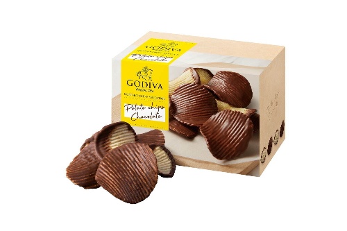 ゴディバの新作「ポテトチップス チョコレート」塩味の効いたポテトチップスに濃厚チョコレートをコピー