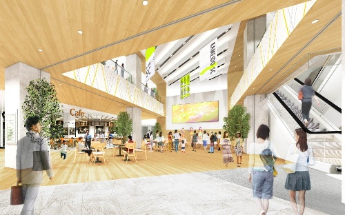 「カメイドクロック」東京・亀戸に新大型商業施設、駅近フードコートや横丁含む衣食住を支える136店舗コピー