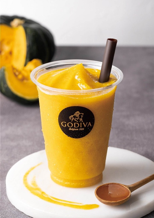 ゴディバ「カカオフルーツジュース with パンプキン」カカオパルプと野菜を味わう限定ドリンク第2弾コピー ゴディバ「カカオフルーツジュース with パンプキン」カカオパルプと野菜を味わう限定ドリンク第2弾コピー