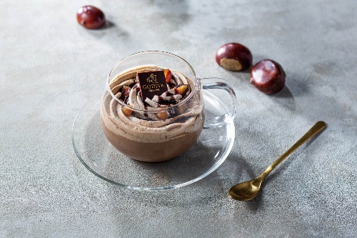 ゴディバカフェの秋限定メニュー、栗とチョコレートのマロンパフェやチョコレートマロンラテコピー ゴディバカフェの秋限定メニュー、栗とチョコレートのマロンパフェやチョコレートマロンラテコピー