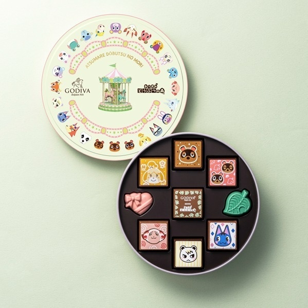 ゴディバ「あつまれ どうぶつの森」の23年バレンタインチョコ、“たぬきち”“ジュン”モチーフのチョココピー ゴディバ「あつまれ どうぶつの森」の23年バレンタインチョコ、“たぬきち”“ジュン”モチーフのチョココピー