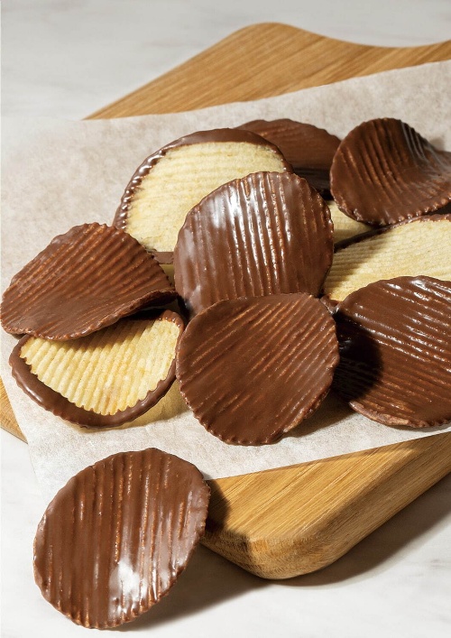 ゴディバ「ポテトチップス チョコレート」濃厚チョコをコーティング、ミルク・ダーク・ホワイトの3種コピー ゴディバ「ポテトチップス チョコレート」濃厚チョコをコーティング、ミルク・ダーク・ホワイトの3種コピー