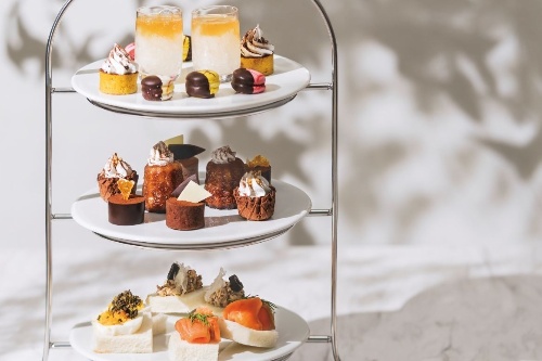 「ゴディバカフェ」初のアフタヌーンティー、チョコレートタルトやマカロンを二子玉川で