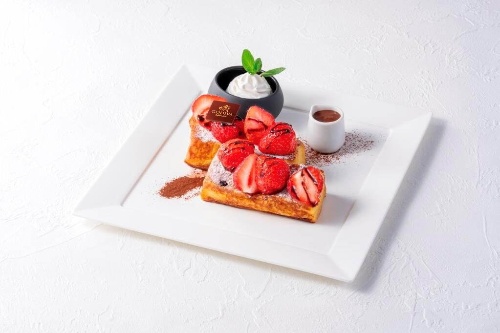 ゴディバカフェの春限定メニュー、いちご&バナナのチョコレートパフェやフレンチトーストコピー ゴディバカフェの春限定メニュー、いちご&バナナのチョコレートパフェやフレンチトーストコピー