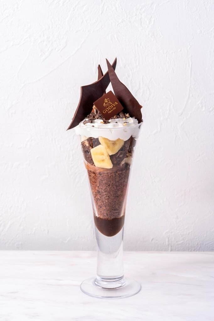 ゴディバカフェの春限定メニュー、いちご&バナナのチョコレートパフェやフレンチトーストコピー ゴディバカフェの春限定メニュー、いちご&バナナのチョコレートパフェやフレンチトーストコピー