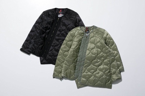 コム デ ギャルソンのCDG×アルファ インダストリーズ、斜行デザインのモッズコート＆ライナージャケット