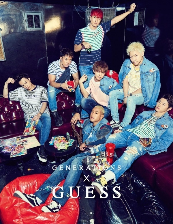 GENERATIONS from EXILE TRIBEがGUESSとコラボ、一部Tシャツ再販コピー GENERATIONS from EXILE TRIBEがGUESSとコラボ、一部Tシャツ再販コピー