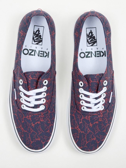 ケンゾー×VANSのコラボシューズが8月中旬発売 - VANS初代モデルにストライプとフローラルプリントコピー