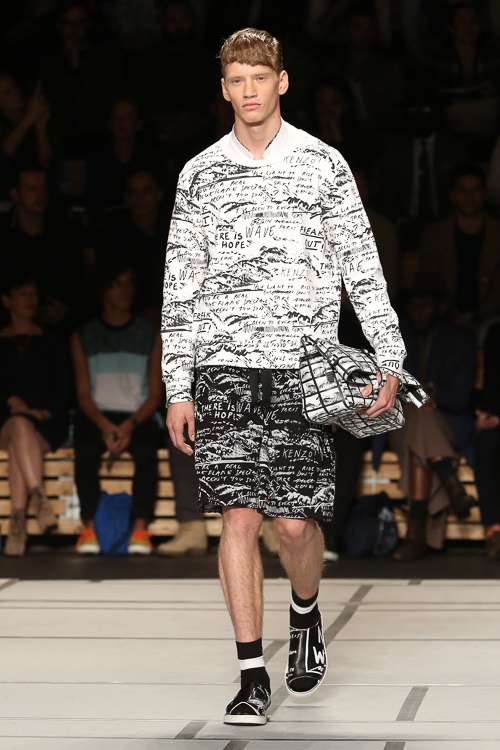 KENZO(ケンゾー) 2014年春夏メンズコレクション - リラクシングかつ都会的に響かせた波音コピー