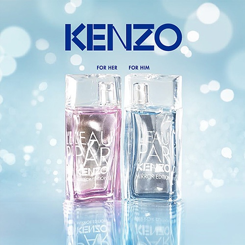 光にきらめく水の鏡、KENZO新香水「ローパ ケンゾー ミラー」限定発売コピー