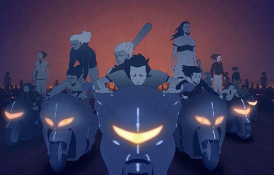 ケンゾー新ショートフィルム - 現代の桃太郎描いたスケバン・シネマ、漫画『AKIRA』へオマージュコピー