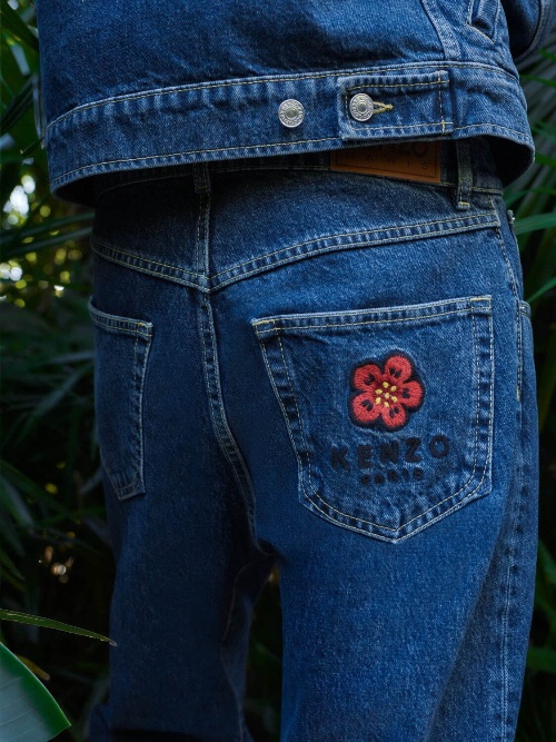 ケンゾー NIGO手がけるデニムウェア、“ボケの花”刺繍を施した国産デニムジャケットやパンツなどコピー ケンゾー NIGO手がけるデニムウェア、“ボケの花”刺繍を施した国産デニムジャケットやパンツなどコピー