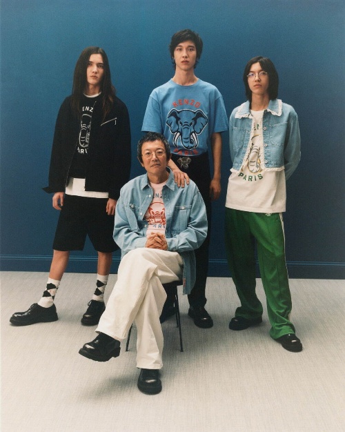ケンゾー2023年春の新作ウェア、“ゾウ&トラ”のグラフィックを配したTシャツやスウェットコピー ケンゾー2023年春の新作ウェア、“ゾウ&トラ”のグラフィックを配したTシャツやスウェットコピー