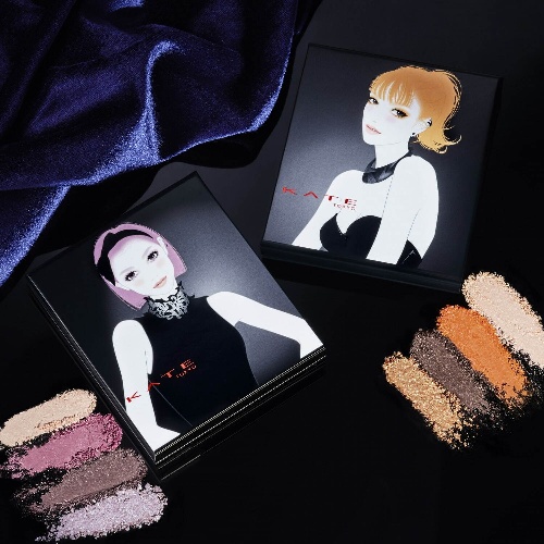 ケイト“女性のイラストが飛び出す”アイシャドウ「トラップアイパレット」ドレスアップ着想の4色コピー ケイト“女性のイラストが飛び出す”アイシャドウ「トラップアイパレット」ドレスアップ着想の4色コピー