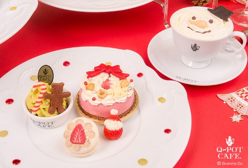 Q-pot CAFE.のクリスマス、アフタヌーンティー&“雪だるま”モチーフのドリンクコピー Q-pot CAFE.のクリスマス、アフタヌーンティー&“雪だるま”モチーフのドリンクコピー
