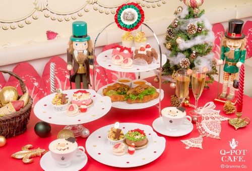 Q-pot CAFE.のクリスマス、アフタヌーンティー&“雪だるま”モチーフのドリンクコピー Q-pot CAFE.のクリスマス、アフタヌーンティー&“雪だるま”モチーフのドリンクコピー