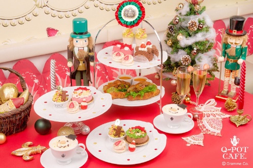  Q-pot CAFE.のクリスマス、アフタヌーンティー&“雪だるま”モチーフのドリンク
