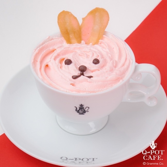 Q-pot CAFE.の新春スイーツ、“紅白”アフタヌーンティー&“白うさぎ”ストロベリーパフェコピー Q-pot CAFE.の新春スイーツ、“紅白”アフタヌーンティー&“白うさぎ”ストロベリーパフェコピー