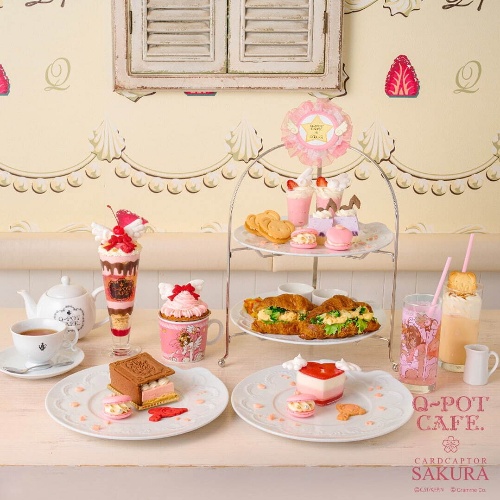 Q-pot CAFE.「カードキャプターさくら」コラボスイーツ“羽&リボン添え”パフェ、クッキー缶もコピー Q-pot CAFE.「カードキャプターさくら」コラボスイーツ“羽&リボン添え”パフェ、クッキー缶もコピー