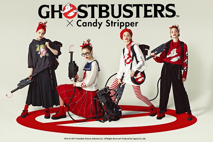 キャンディストリッパー×ゴーストバスターズ、“NO GHOSTマーク”をあしらったニットやスウェットコピー