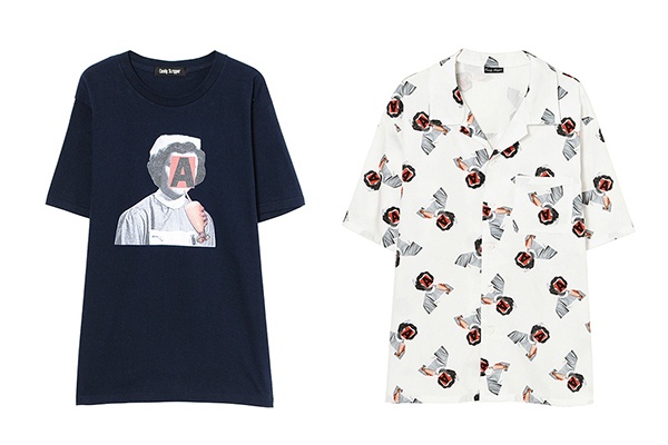 キャンディストリッパー×とんだ林蘭、“シュールなナース”をデザインしたTシャツや半袖シャツ