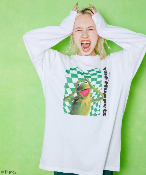 キャンディストリッパーのディズニー映画『ザ・マペッツ』Tシャツ、人気キャラ“カーミット”をオンコピー