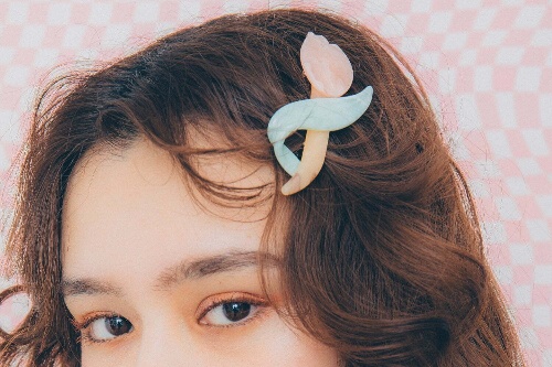 キャンディストリッパー×ザ スキップスのヘアアクセサリー、チューリップバレッタや蝶クリップ