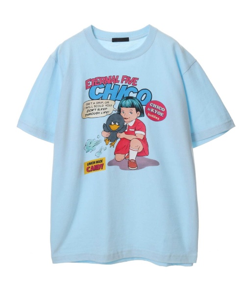 キャンディストリッパー「チコちゃんに叱られる!」とコラボ、アメコミ風Tシャツや決め台詞ソックスコピー キャンディストリッパー「チコちゃんに叱られる!」とコラボ、アメコミ風Tシャツや決め台詞ソックスコピー
