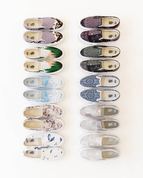 KITH×Vans Vaultのスリッポンスニーカー、花柄や空モチーフなど10種のオリジナル柄でコピー KITH×Vans Vaultのスリッポンスニーカー、花柄や空モチーフなど10種のオリジナル柄でコピー