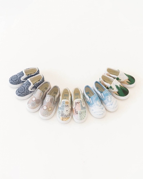 KITH×Vans Vaultのスリッポンスニーカー、花柄や空モチーフなど10種のオリジナル柄でコピー KITH×Vans Vaultのスリッポンスニーカー、花柄や空モチーフなど10種のオリジナル柄でコピー