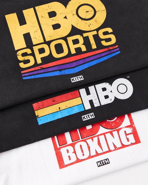 KITH×米ケーブルTV局「HBO」レトロなロゴを配したヴィンテージ風Tシャツやフーディーコピー KITH×米ケーブルTV局「HBO」レトロなロゴを配したヴィンテージ風Tシャツやフーディーコピー