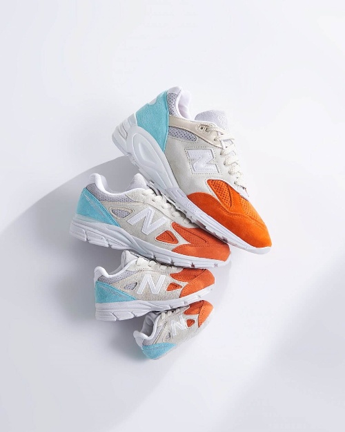 KITHロニー・ファイグ×ニューバランス「990」スニーカー4日連続発売、海水や日傘のような配色などコピー KITHロニー・ファイグ×ニューバランス「990」スニーカー4日連続発売、海水や日傘のような配色などコピー