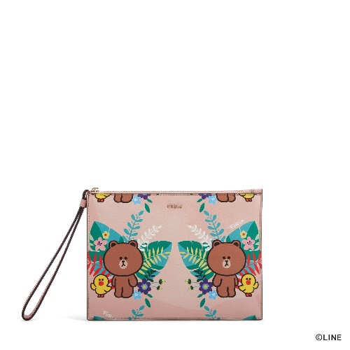 フルラ×ライン フレンズ“コニー”の耳付きショルダーバッグや“ブラウン&サリー”のクラッチコピー フルラ×ライン フレンズ“コニー”の耳付きショルダーバッグや“ブラウン&サリー”のクラッチコピー
