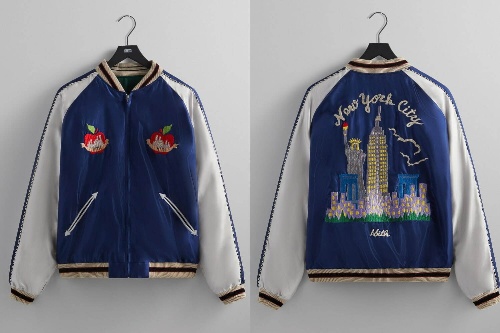 KITH×テーラー東洋のコラボスカジャン、“東京&ニューヨーク”刺繍を配したリバーシブル仕様コピー KITH×テーラー東洋のコラボスカジャン、“東京&ニューヨーク”刺繍を配したリバーシブル仕様コピー