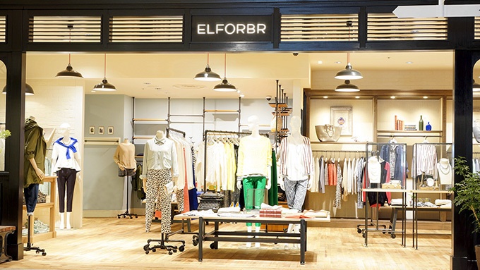 サザビーリーグが新宿フラッグスの2フロアをリニューアル - 新ブランドELFORBRの1号店もオープンコピー