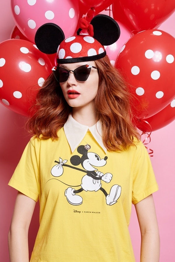 カレンウォーカー、ミッキー＆ミニーのTシャツやアイウェアなど限定ディズニーコレクションコピー