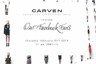 カルヴェン、2014-15年秋冬コレクションをライブストリーミング配信