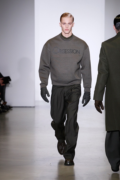 カルバン・クライン コレクション 2014-15年メンズ - ワークスタイルには贅沢さと男らしさをコピー